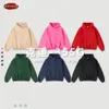 ZODF Winter Autum Mens Washed 355gsm Fleece Hoodies Unisex Couple Retro Oversized Ripped Hooded Sweatshirts Pullovers HY0652 240126