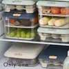 Opslagflessen Koelkast Voedselcontainers Met Deksel Keuken Afdichtingsdoos Ei Groente Fruit Verse Organisator