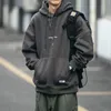 Plus Größe Harajuku Hochwertiges dünnes Fleece Hoodie Japanisch Streetwear Hip Hop Hop Sweatshirt Männer Kleidung koreanisches Paar Pullover 240202