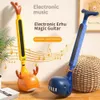 Instrumento musical otamatone elétrico girino erhu brinquedos iniciantes crianças sintetizador de tomate kawaii crianças kalimba piano 240131