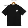 Manica Amirly Designer T-shirt Tees Fashion Splash Ink Graffiti T-shirt corta stampata da uomo in cotone Casual Oversize Hip Hop Streetwear Magliette Euro Taglia S-xl 9 12