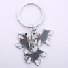 Keychains Charm And Fashion Schnauzer Pendant Keychain Ladies Men Personality Metal Alloy Small Pet Dog Jewelry Making Gifts
