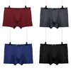 Sous-vêtements 7pcs / lot solide classique bambou hommes sous-vêtements boxer sexy shorts