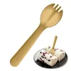 Spoons Coffee Stainless Steel Ice Cream Wear-Resistant And Fall-Resistant Cake Fruit Sporks Kitchen Accessory For Cutlets