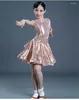 Scene Wear Girl Latin Dance Dress for Kids Competition Clothing Girls Ballroom Party Children Dancing Costumes