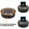 Jewelry Pouches Black Rechargeable Turntable Display Stand 360 Degree Rotation Speed/Angle Adjustable For Pography/Jewelry