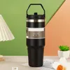 Bouteilles d'eau haute capacité, tasse thermique pour bouteille de café Portable en acier inoxydable pour transporter un gobelet isolé Thermo