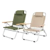 Camp Furniture Outdoor Folding Camping Chair Portable Four Speed Aluminum Alloy Adjustable Kemite High Backrest Recliner Afternoon Sleep