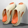 Roliga tungt tofflor Herrkvinnor Designer Slides Summer Tenis Luxury Shoes Slippers Eva Soft Mules Clogs Glides Light Beach Shoes 240129