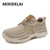 Mens Casual Canvas Breathable Loafers Male Comfortable Outdoor Walking Classic Men Shoes Large Size Sneakers 240129