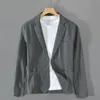 Męski kombinezon Modna Przystojna z wiosną i jesienną koreańską wersją Slimfit Jacket bez prasowania mężczyzn odzieży 240201