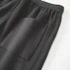 Pantaloni da uomo in velluto a coste maschile casual alla moda elastico in vita drappeggiato pantaloni a gamba larga trascinando il pavimento pantaloni sportivi stretti da esterno