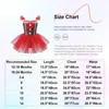 Stage Wear Kids Girls Christmas Gingerbread Man Costume Teen Candy Cane Santa Dance Dress Sleeveless Ballet Tutu Dancewear