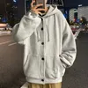 Sweat à capuche pour hommes, Style Kpop, Streetwear, poches, décontracté, Harajuku, vêtements pour hommes, pull ample, 240129