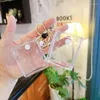 Keychains Transparent Coin Purse Keychain PVC Clear Women Kids Girls Key Lipstick Earphone Storage Bags Wallet Pouch