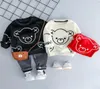 HYLKIDHUOSE Baby Mädchen Jungen Kleidung Sets Herbst Winter Plüsch Infant Kleidung Anzüge Cartoon Kinder Kinder Casual Coatume X0923295j9576663