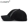 Klimat perfekt mode baseball cap sport män cool bomull mjuk hatt vuxna unisex casual caps 240202