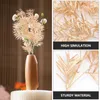 Flores decorativas Falso Bambu Pick Simulação Deixa Folha Realista Decoração de Festa em Casa
