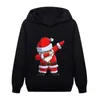 Jultröjor Santa Claus Tryckt män Kvinna överdimensionerade Y2K Hoodie Streetwear Sweatshirts Harajuku Pullovers Unisex Clothing 240126