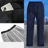 Men's Pants Waterproof Rain Black Have Pocket Blue Breathable Polyester Nylon Holiday Fashion Male