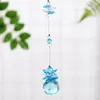 Trädgårdsdekorationer 7st Crystal Ball Prism Sun Shine Catcher Rainbow Pendants Maker Hanging Crystals Prisms för Windows Feng Shui Gift