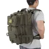 Sac à dos tactique militaire 30L ou 45L, sac d'assaut étanche, Camping en plein air, chasse, anneaux, Patch drapeau 240202