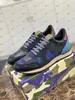 Schoenen Luxe Heren Dames Vrijetijdsschoenen Rockrunnner Herensneaker Designer Leer en Mesh Stof Casual Sportschoenen Modieus Outdoorschoenen