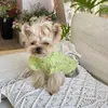 Dog Apparel Floral T Shirt Clothes Lacing Flutter Sleeve Design Small Clothing Cat Sweet Fashion Maltese Costume Pet Items Wholesale