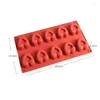 Baking Moulds 10 Even Love Mousse Cake Silicone Mold Diy French Dessert Heart-shaped Ice Cream Chocolate For Wholesale