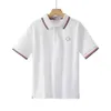 Diseñador de lujo monclairs Polo camisa clásica camiseta para hombre Top verano transpirable algodón camiseta suelta