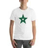 Polo da uomo Regno del Marocco Bandiera Maroc T-shirt marocchina con stella rossa e verde