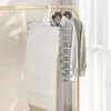 Folding Trouser Rack Multifunctional Hanger Clothes Organizer Storage Wardrobe Space Saving Closet Adjustable Pants 240125