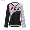 Ondg camisetas masculinas mulheres downhill jérsei mountain bike motocicleta camiseta bat fox secagem rápida motocross roupas esportivas mulher mtb