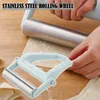 Table Mats Dough Roller Docker Pastry Pizza For Crust Or Stainless Steel Rolling Tool Baking Kitchen Accessories