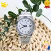 기계식 남성 자동 36/41mm 904L AAA All Stainless Steel Watch 여자 28/31 석영 배터리 슈퍼 브라이트 사파이어 방수 시계 Montre de Luxe ES