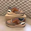 Designer Mode luxe Casual bessen Schoenen Ademend Dikke zolen Lederen Sportschoenen Heren dames Vintage Suede Zwart wit Bur burberr schoenen Outdoor Hardloopschoenen