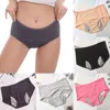 Women's Panties S-6XL Plus Size Menstrual Period Physiological Underwear Women Sexy Transparent Low Rise Briefs For Female