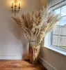 Decorative Flowers 80cm Tall 10 Stems Large Natural Pampas Grass Aesthetic Boho Home Decor Dried Pompas For Vase Filler Wedding Floral