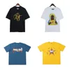 TシャツデザイナーメンズTシャツデザイナーTシャツデミンチャーズメンズアンドレディーストレンディオイルペインティングプリントレトロラウンドネック短袖Tシャツ