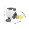 Hund Haustier Spielzeug 2 In 1 Tennis er Automatische Wurfmaschine Pet Ball Wurf Gerät Interaktive Pet Feeder Spielzeug Für alle Größe Hund 240125