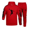 Autumn and Winter Tracksuit Men 2 Pieces Set Sweatshirt Sweatpants Sportswear Hoodies Casual Mens Clothing Hoodies Suit 240202