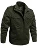 Men Clothing Winter Button Windbreaker Parkas for Motorcycle Jacket Man Bomber Military Camping Sportsfor 240130