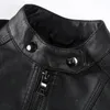 314 Year Leather Childrens Jacket Pocket Zipper Girls Coat Fashion Boy Clothes Thickening Plush Children Outwear XMP15 240122