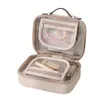 Cosmetic Bags Double Layer Makeup Bag For Personal Care Handbag And Compartment