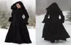 2018 New Fur Hallowmas Hooded Cloaks Winter Wedding Capes Wicca Robe Warm Coats Bride Jacket Christmas Black Events Accessories5648209235