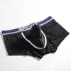 Mutande Ice Silk boxer da uomo assistenza sanitaria fisiologica per ragazzo maglia U convessa separazione sexy panti Uomo Sexi elefante naso intimo YQ240214