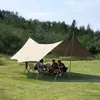 Tents And Shelters Camping Outdoor Titanium Black Rubber Canopy Protection Person Naurehike Sunshade Toldo Plegable Accsesories