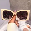 Zonnebril 2024 Fashion Oversized Boog Cat Eye Voor Vrouwen Vintage Vierkante Gradiënt Zonnebril Vrouwelijke Shades Wijde Pijpen Uv400