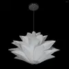 Hängslampor pussellampa skugga blomma lampskärm 35 cm e27 för hängande golv ljuskrona hem vardagsrum kafé bar