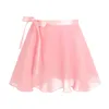 Stage Wear Kids Girls Cotton Ballet Dancewear Gymnastics Leotard Professional Ballerina Tutu Dress With Chiffon Tied Skirt Leotards